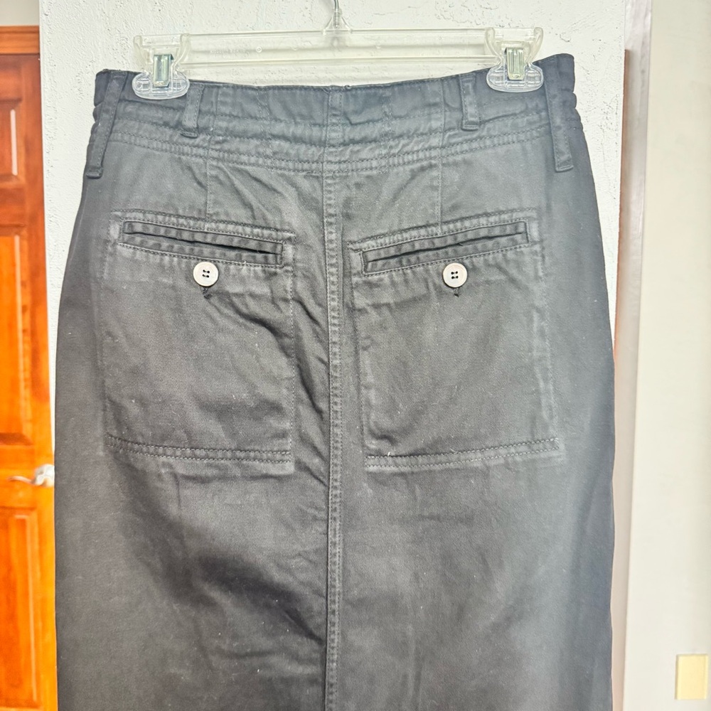 Free People Black Cargo Tie Waist Maxi Skirt - Picture 4 of 7
